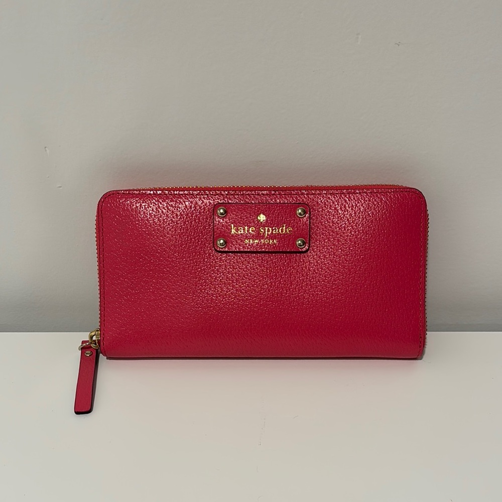 Kate Spade Pink Zip-Around Wallet